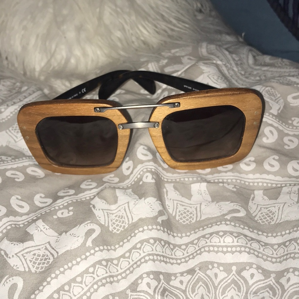 Prada Wooden sunglasses